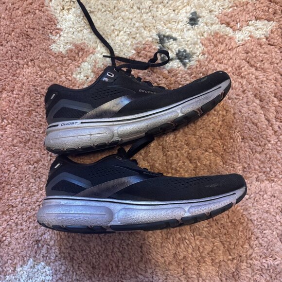 Brooks Ghost 15 Womens 7B Shoes Running Walking Black Pink/Purple 1203801B014 - Picture 7 of 7